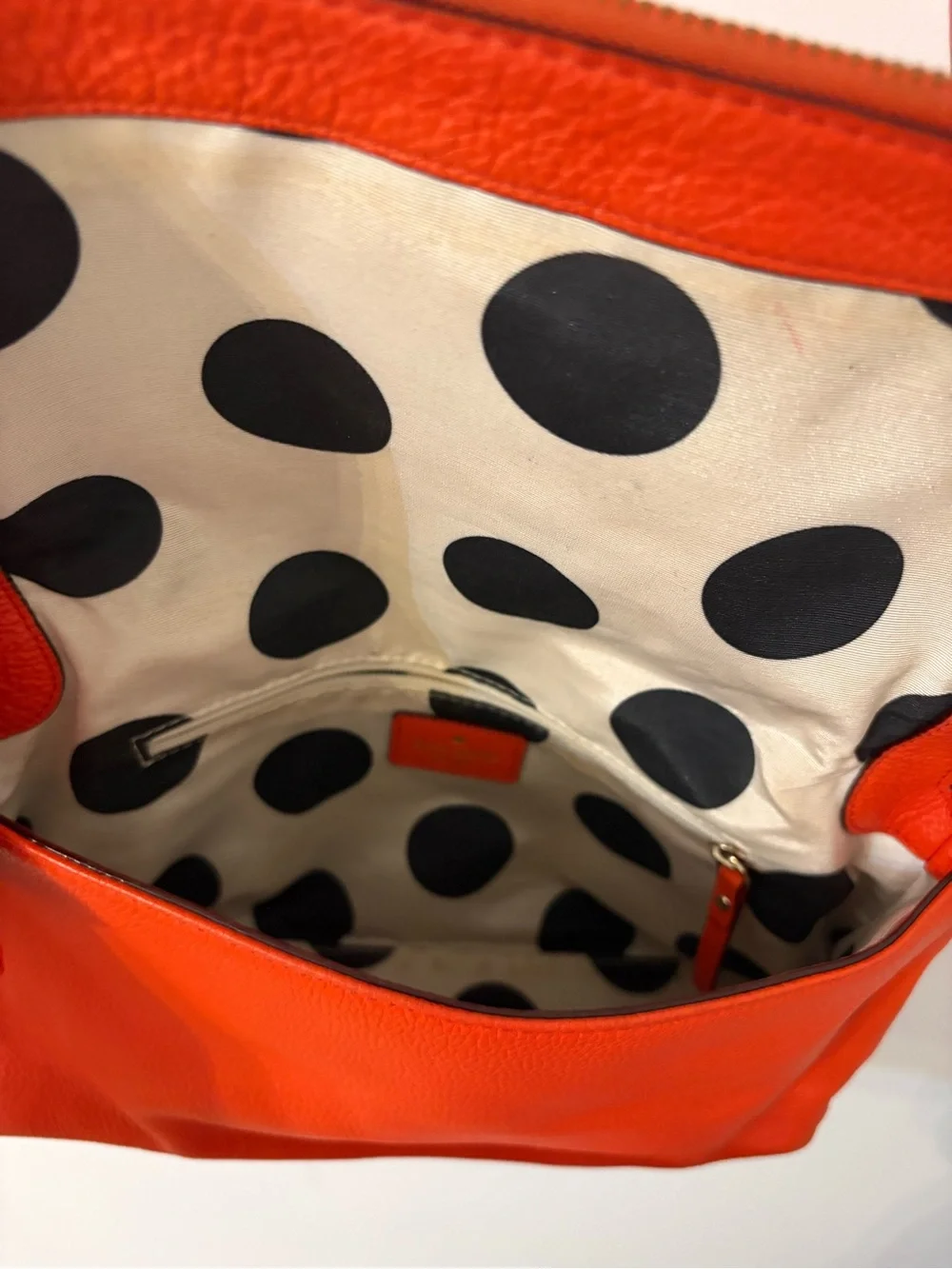 Kate Spade Orange Leather Crossbody Bag